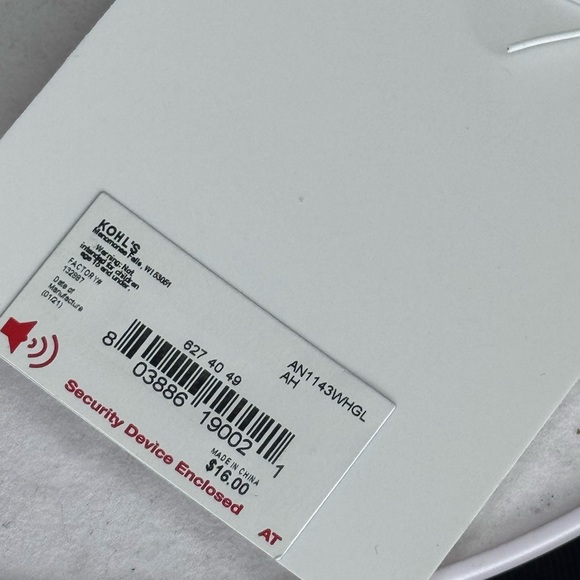 Lauren Conrad Gold Tone White Crystal Beaded Anklet - Picture 8 of 8